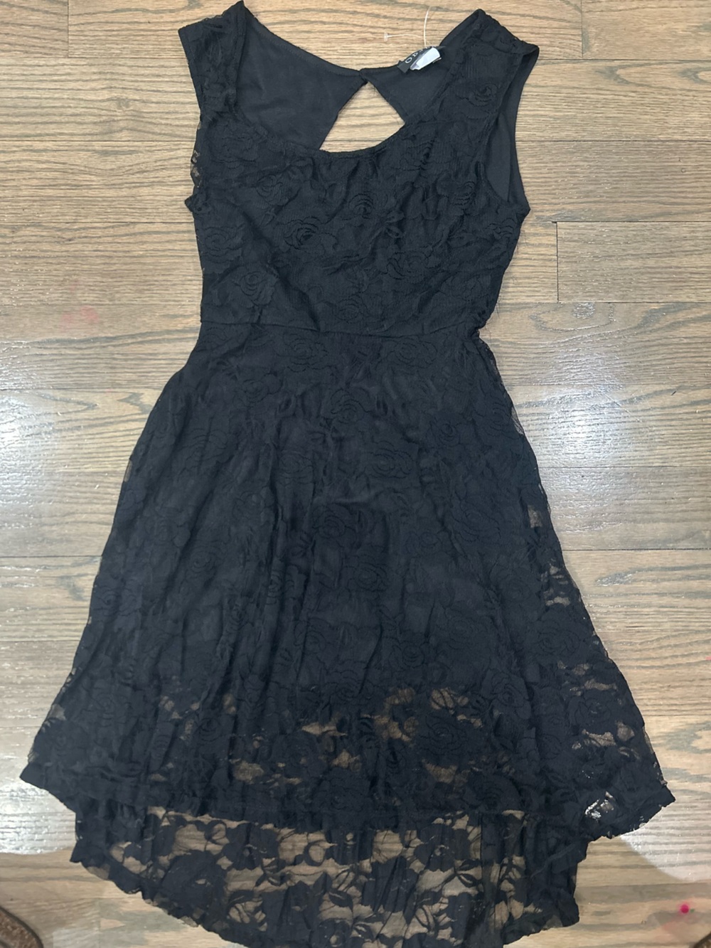 Black Mini Dress Women’s Large Back Ring Detail